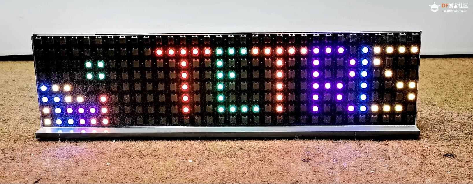 【Arduino 动手做】ESP2866 控制 8x32 矩阵 WS2812 LED图12