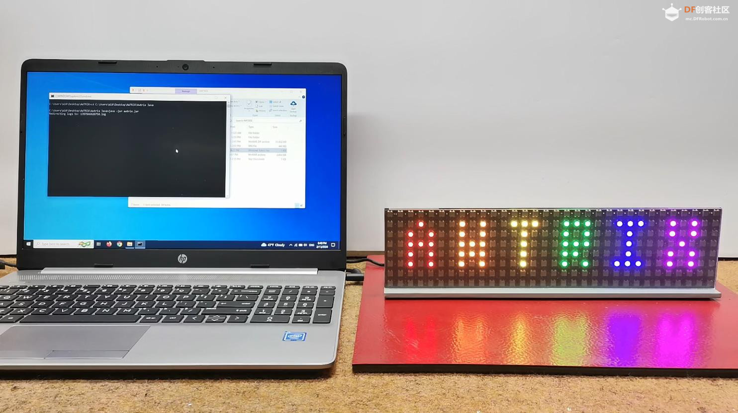 【Arduino 动手做】ESP2866 控制 8x32 矩阵 WS2812 LED图11
