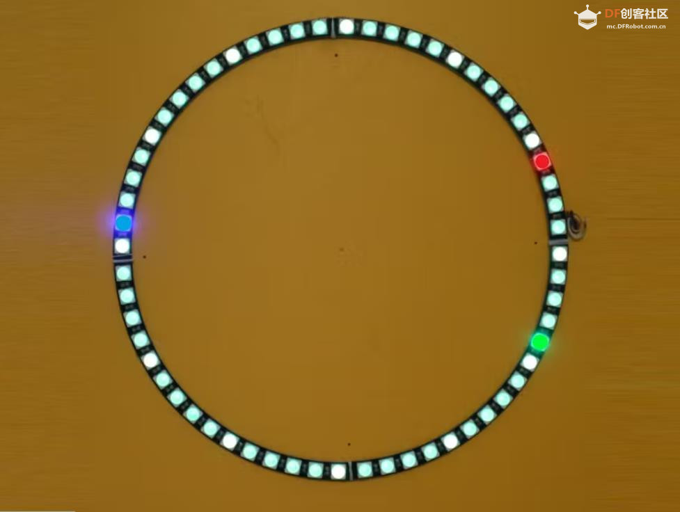 【Arduino 动手做】使用 WS2812 圆环的模拟时钟图1
