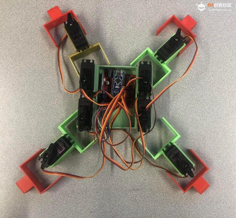 【Arduino 动手做】Arduino Nano 四足机器人图1