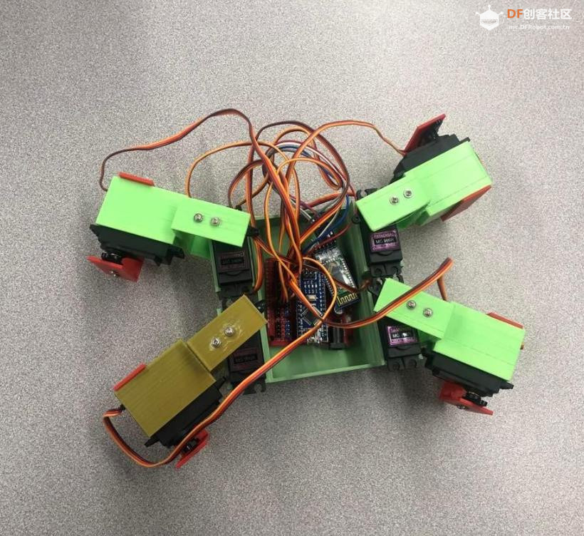 【Arduino 动手做】Arduino Nano 四足机器人图1