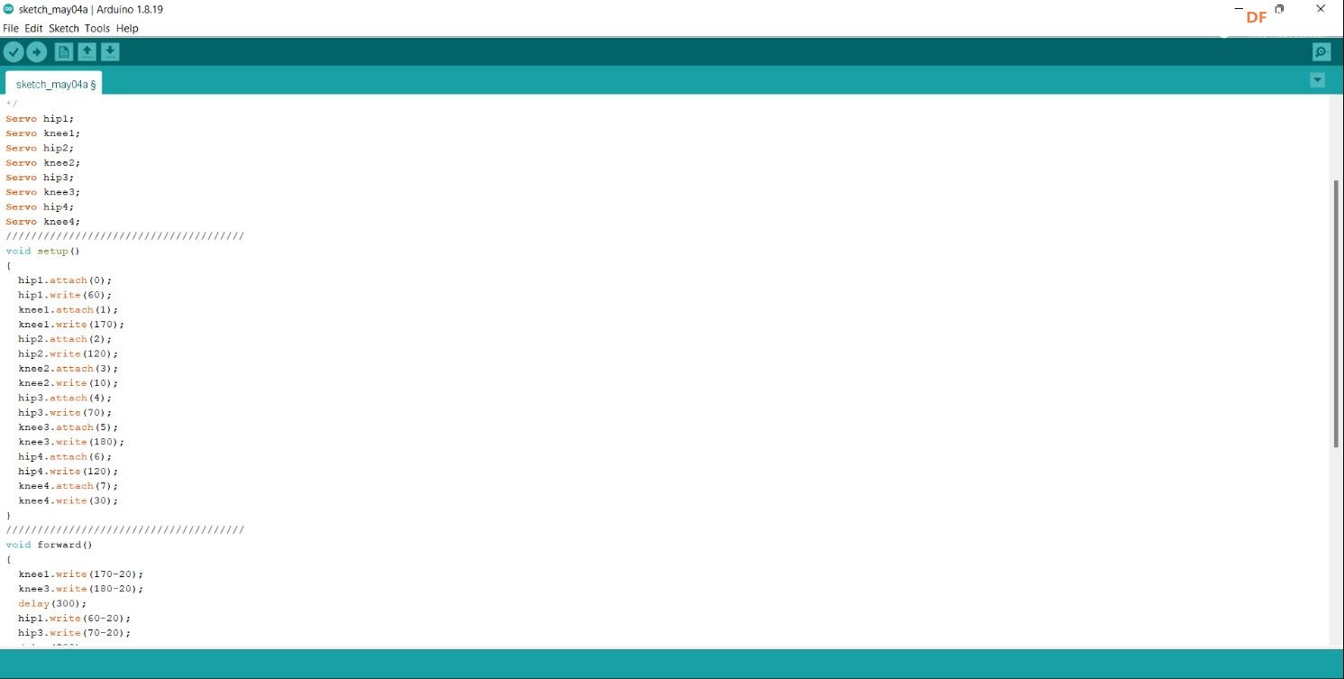 【Arduino 动手做】Arduino Nano 四足机器人图1