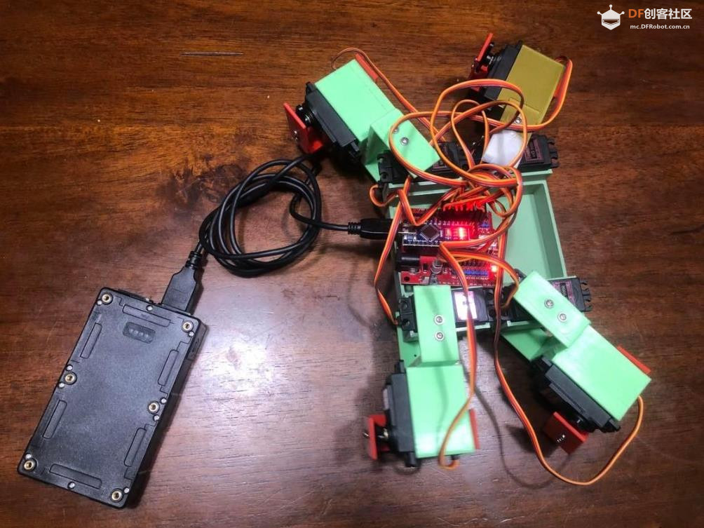 【Arduino 动手做】Arduino Nano 四足机器人图2