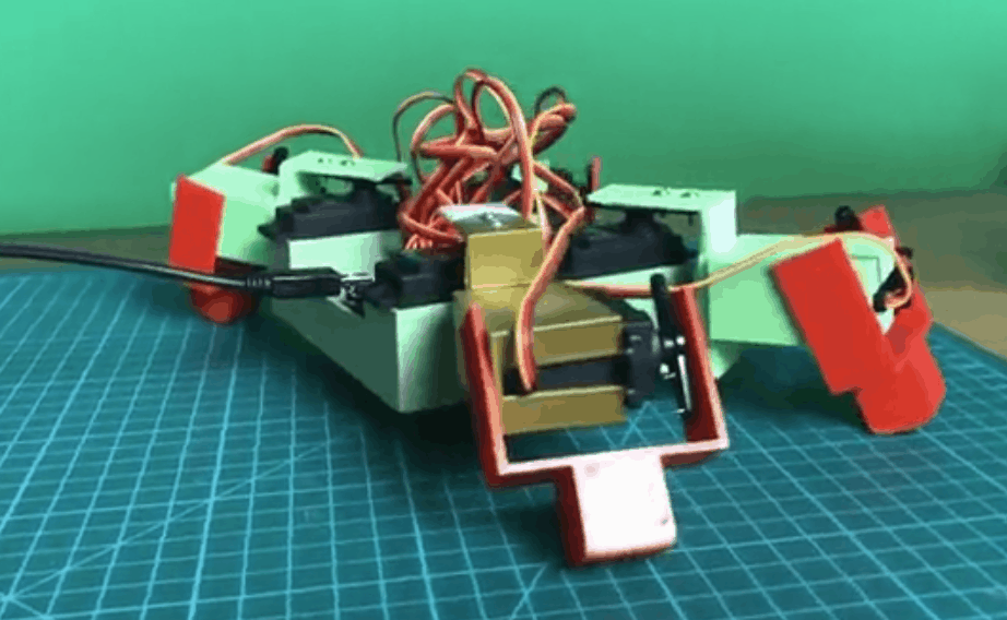 【Arduino 动手做】Arduino Nano 四足机器人图1