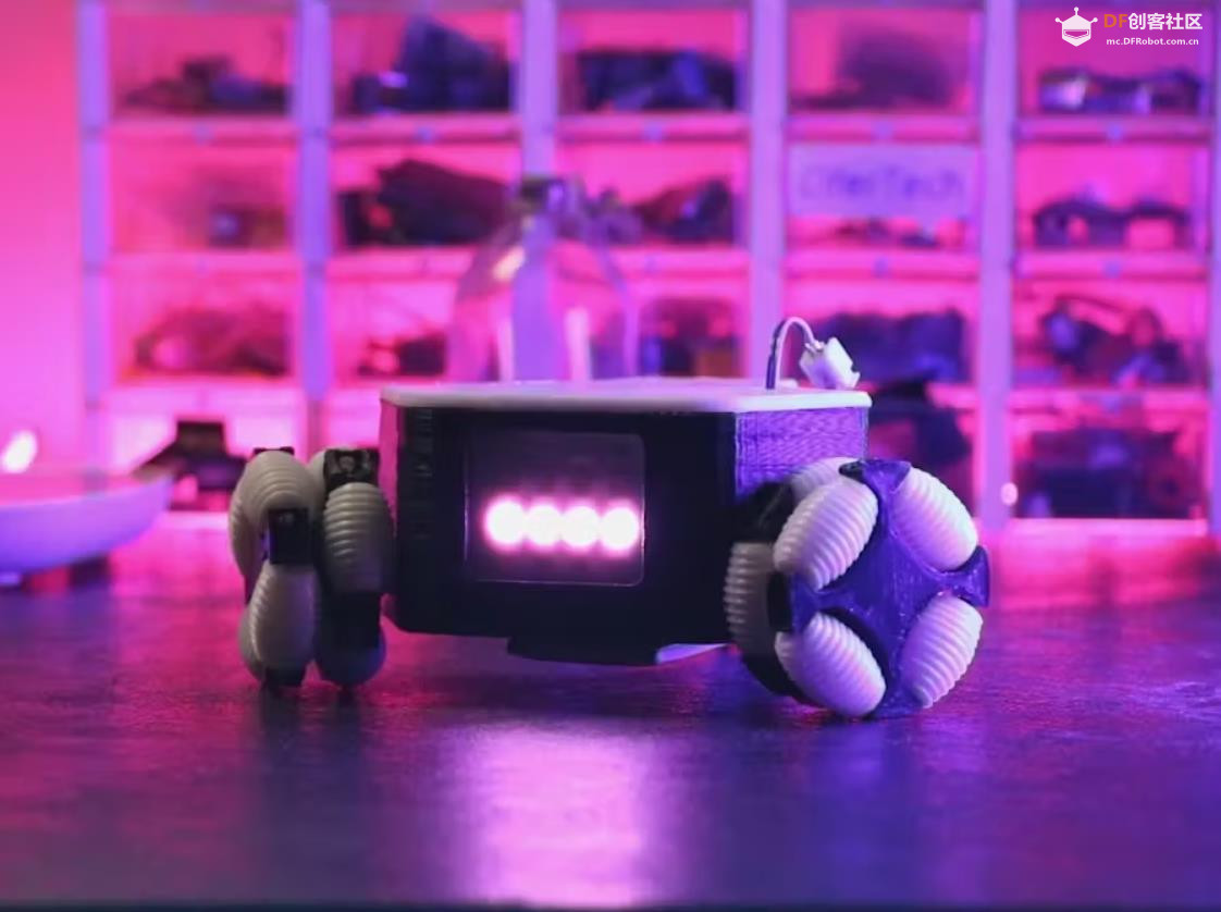 【Arduino 动手做】可以向任何方向移动的三轴麦轮机器人图1