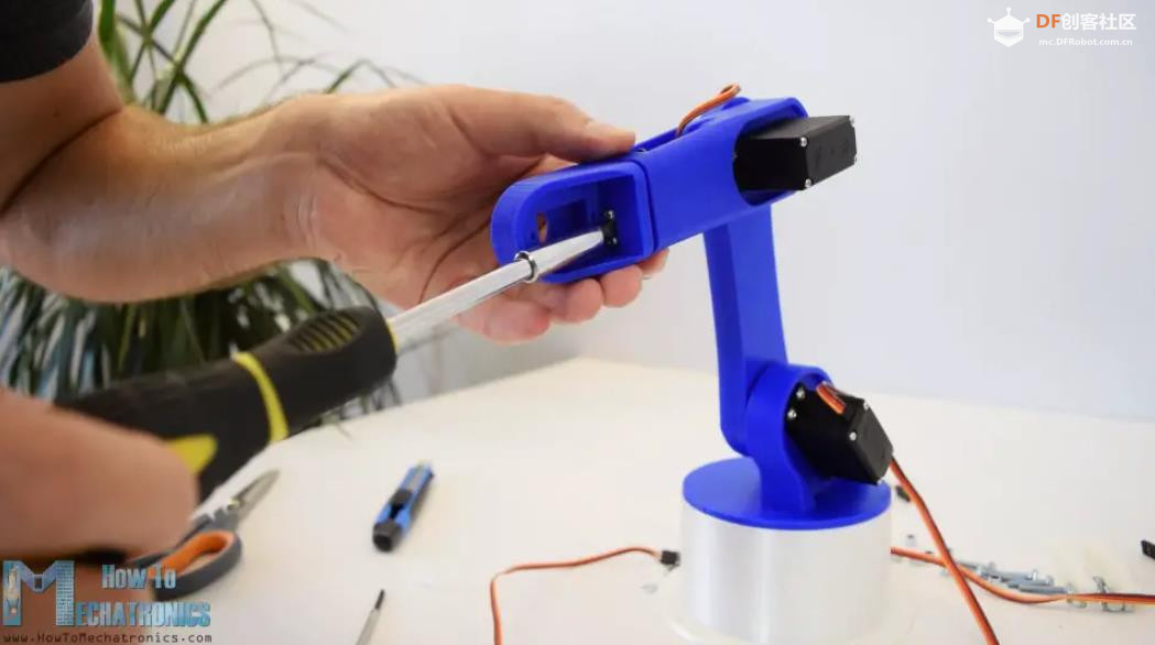【Arduino 动手做】DIY Arduino 机器人手臂，带智能手机控制图4