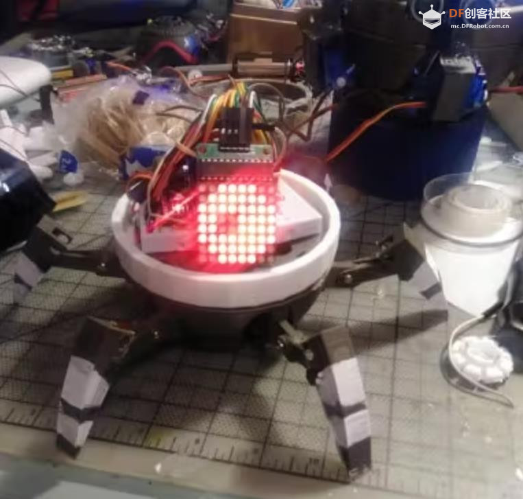 【Arduino 动手做】Anansi：一个很酷的蜘蛛状机器人图8
