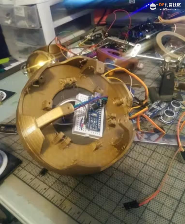【Arduino 动手做】Anansi：一个很酷的蜘蛛状机器人图7