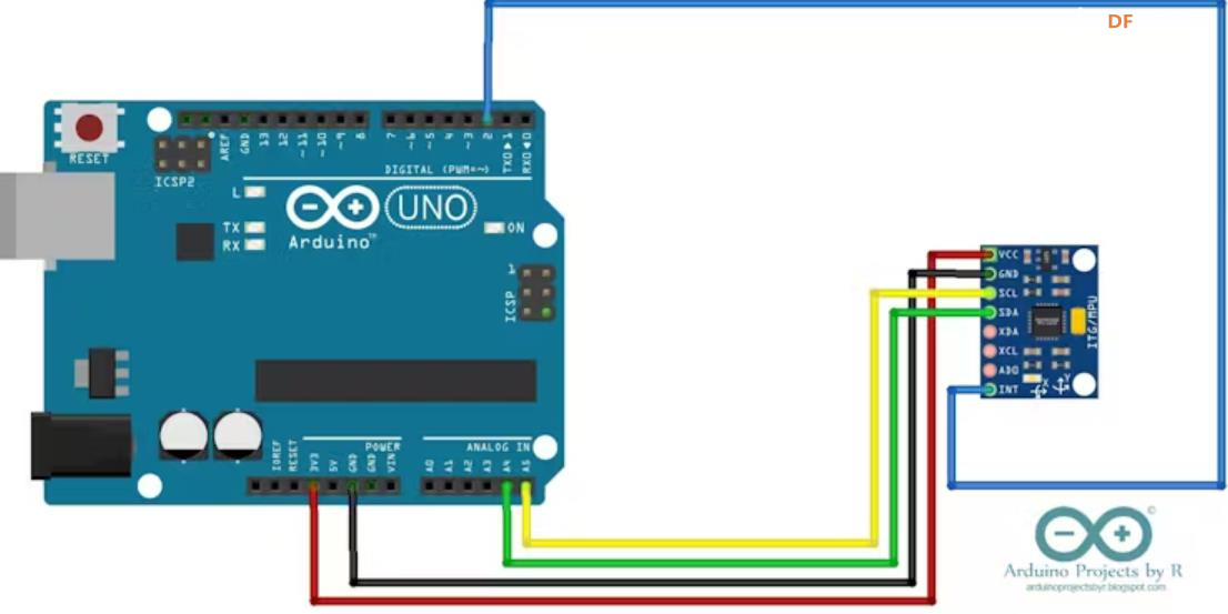 【Arduino 动手做】由 MPU-6050 控制的简单 2 轴伺服机械臂图6