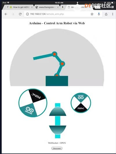 【Arduino 动手做】Arduino - 通过 Web 控制 Arm 机器人图3