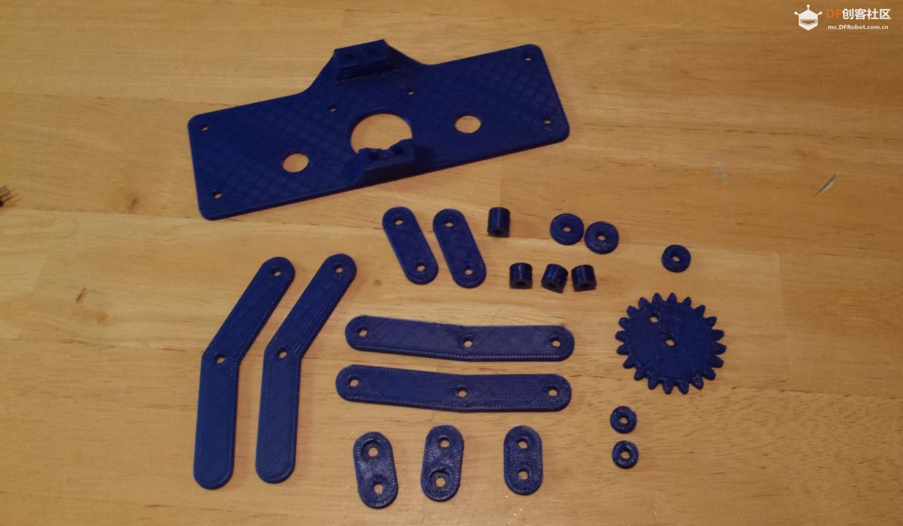 【Arduino 动手做】Klann Linkage：3D 打印步行机器人图2