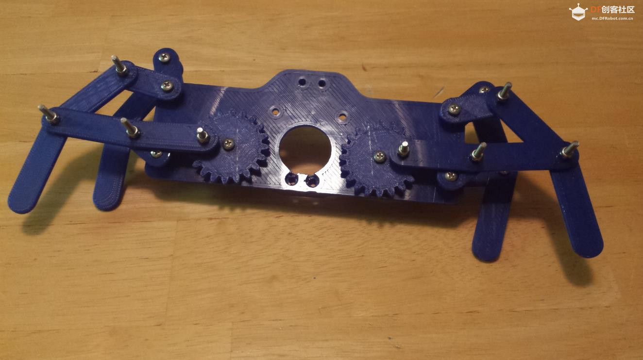 【Arduino 动手做】Klann Linkage：3D 打印步行机器人图4
