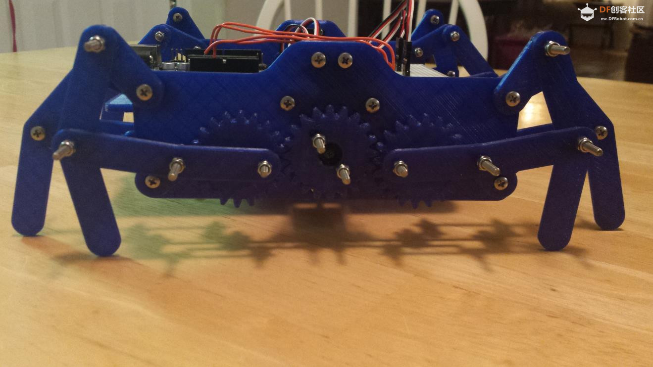 【Arduino 动手做】Klann Linkage：3D 打印步行机器人图10