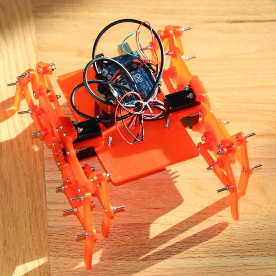 【Arduino 动手做】Klann Linkage：3D 打印步行机器人图4