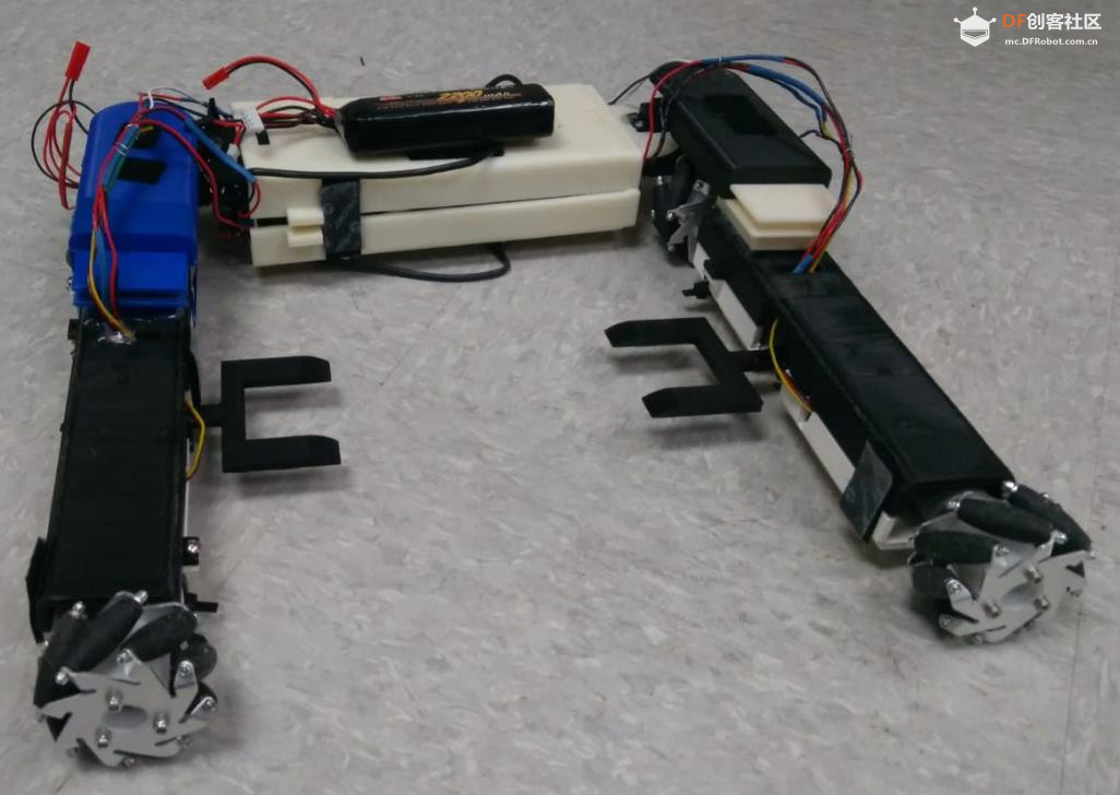 【Arduino 动手做】采用麦克纳姆轮的变形机器人图10