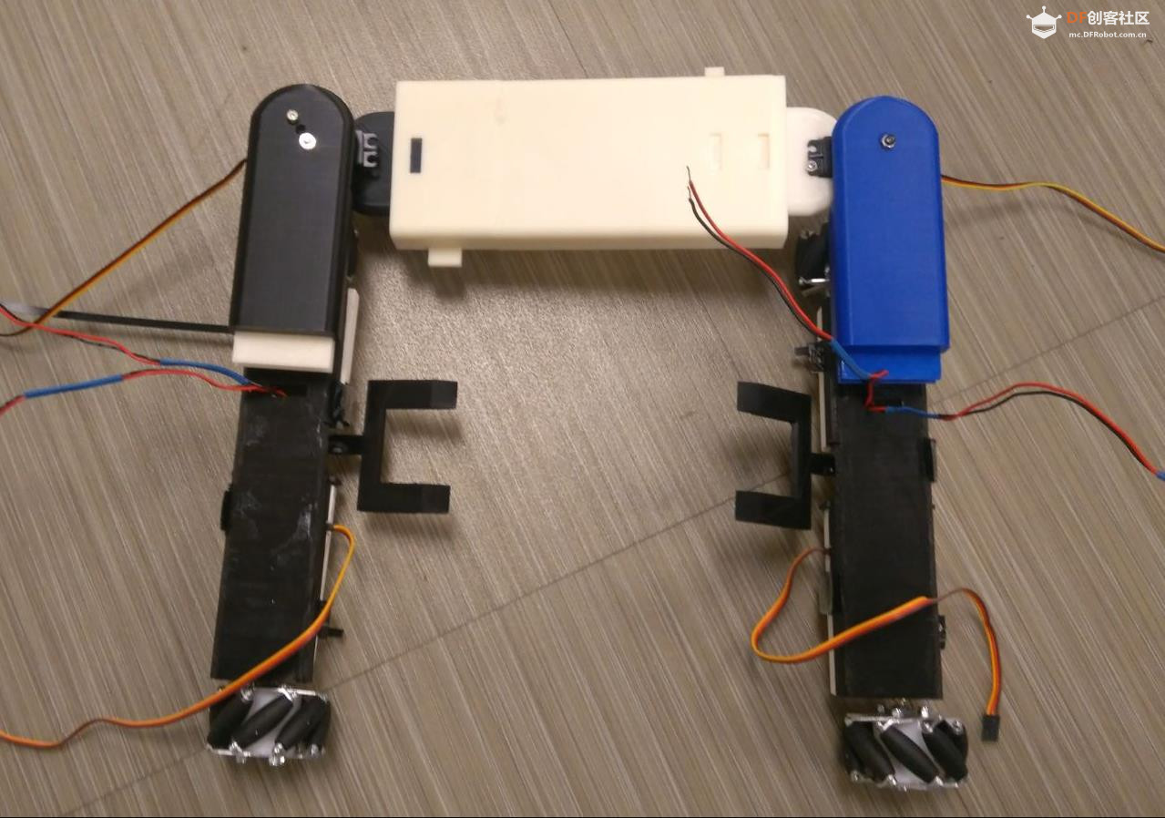 【Arduino 动手做】采用麦克纳姆轮的变形机器人图9