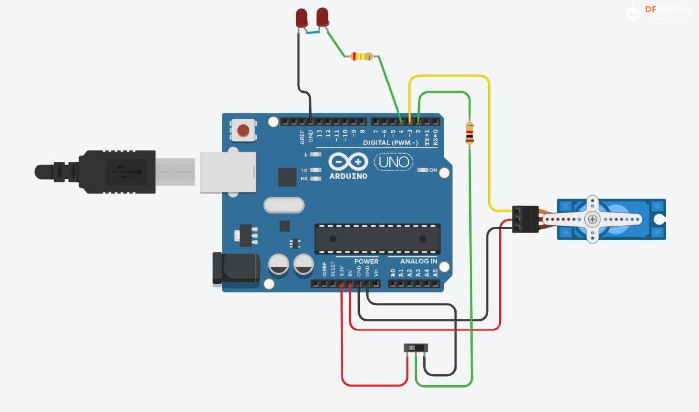 【Arduino 动手做】融入了万圣节主题的可怕无用盒子图2