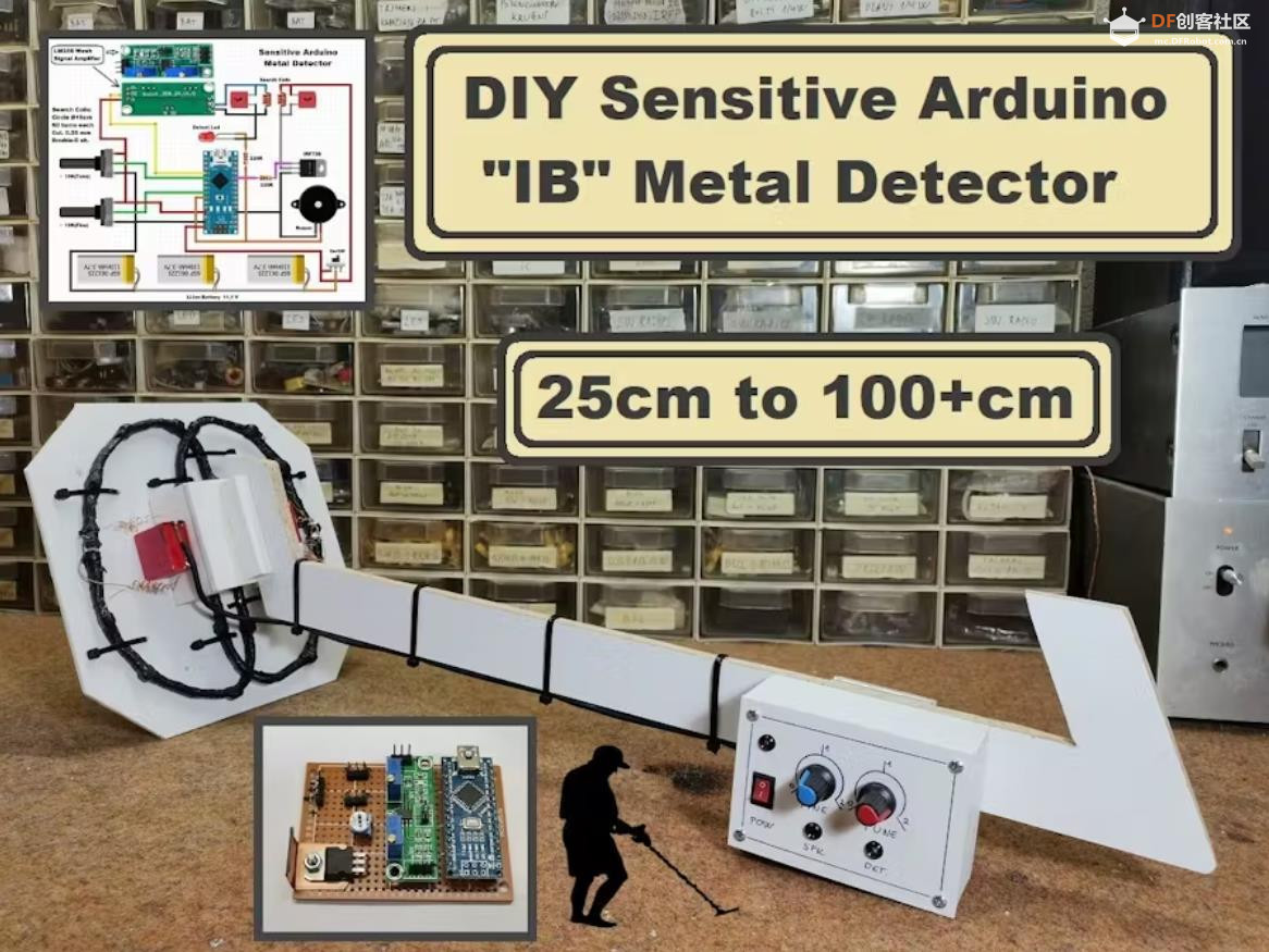 【Arduino 动手做】DIY 灵敏 Arduino IB 金属探测器图1