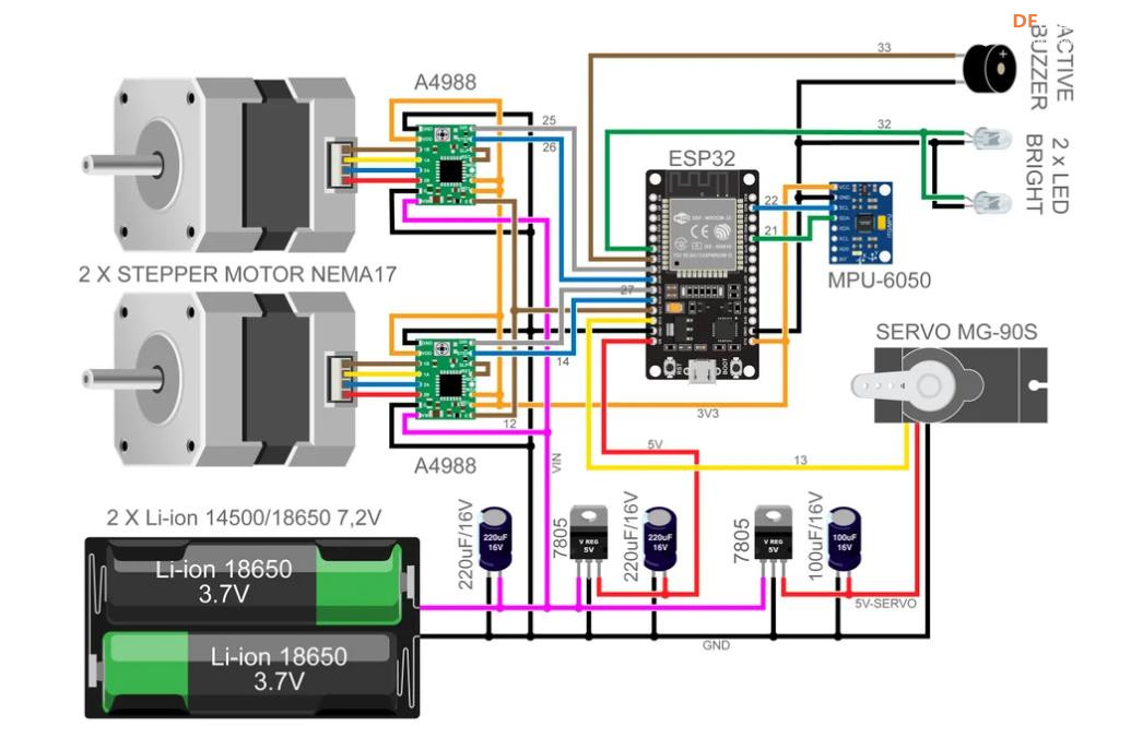 【Arduino 动手做】B-Robot 3 : DIY ESP32 Wifi 自平衡机器人图5