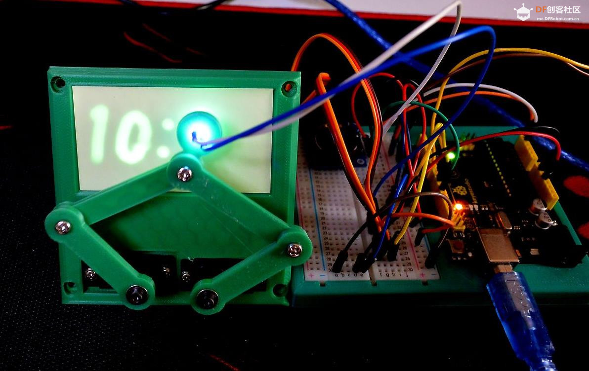 【Arduino 动手做】我使用 Arduino UNO 创建了一个绘图时钟图5