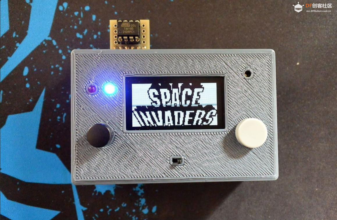 【Arduino 动手做】一个在 ATTiny85 上运行的复古游戏机图6