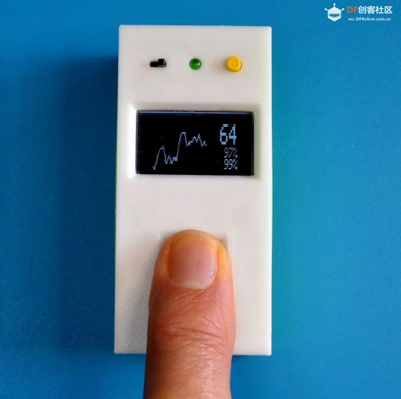 【Arduino 动手做】使用 MAX30102 创建一个简单的脉搏血氧仪图2
