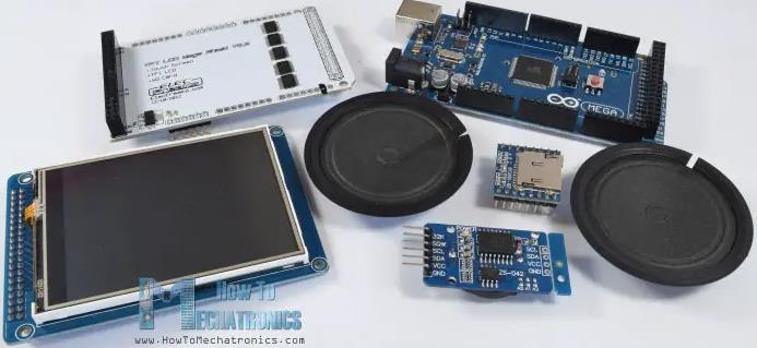 【Arduino 动手做】Arduino触摸屏音乐播放器和闹钟项目图5