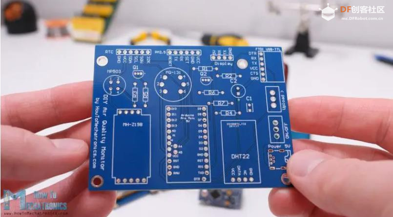【Arduino 动手做】PM2.5、CO2、VOC、臭氧、温度和湿度仪表图13