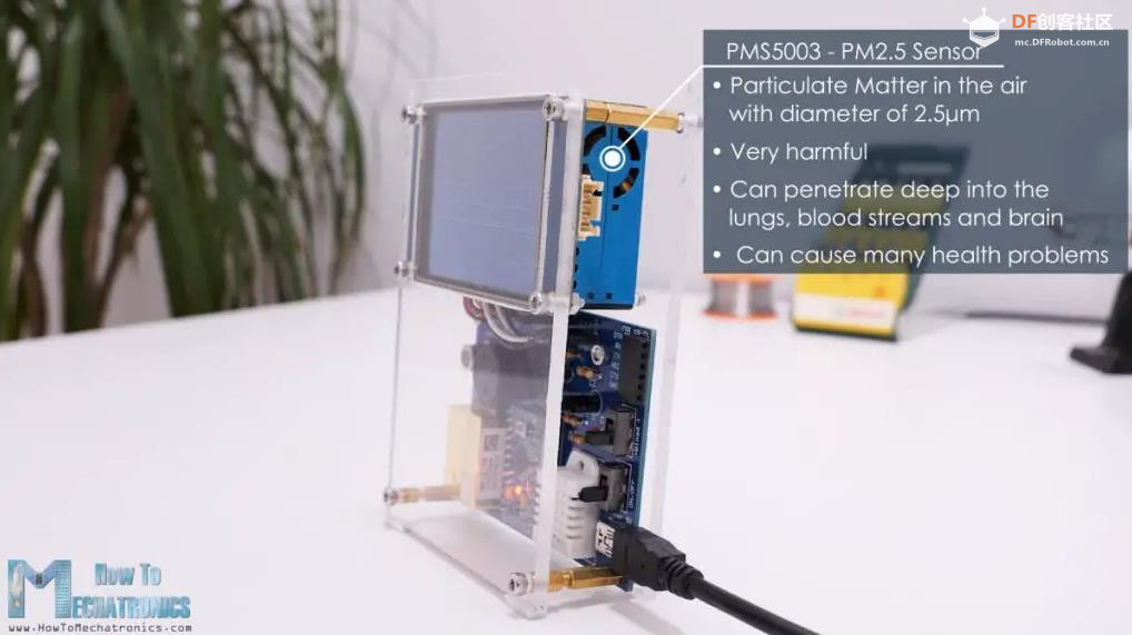 【Arduino 动手做】PM2.5、CO2、VOC、臭氧、温度和湿度仪表图7