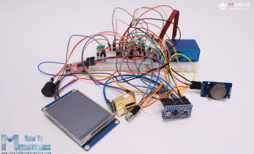 【Arduino 动手做】PM2.5、CO2、VOC、臭氧、温度和湿度仪表图11
