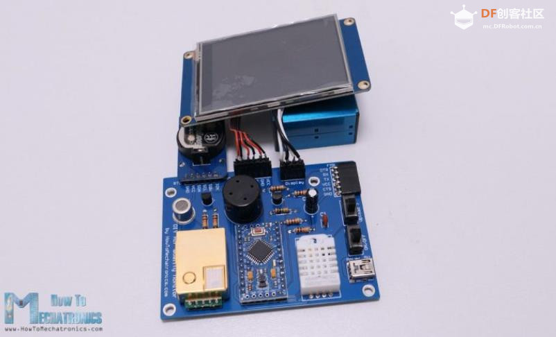 【Arduino 动手做】PM2.5、CO2、VOC、臭氧、温度和湿度仪表图16