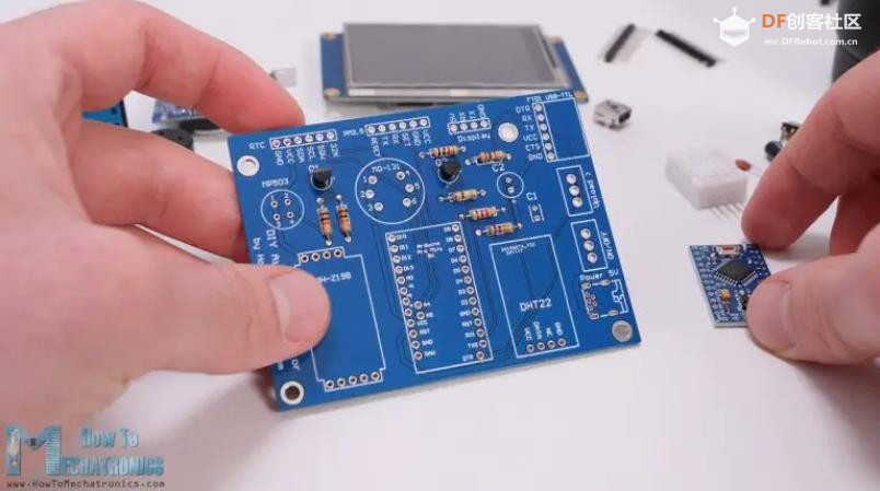 【Arduino 动手做】PM2.5、CO2、VOC、臭氧、温度和湿度仪表图14