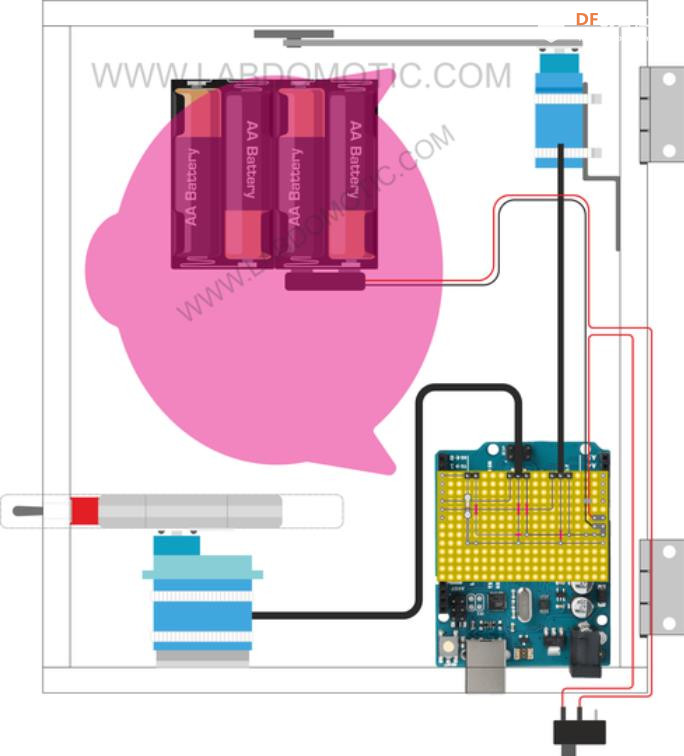【Arduino 动手做】使用 Arduino UNO 创建一个无用的熊盒子图7
