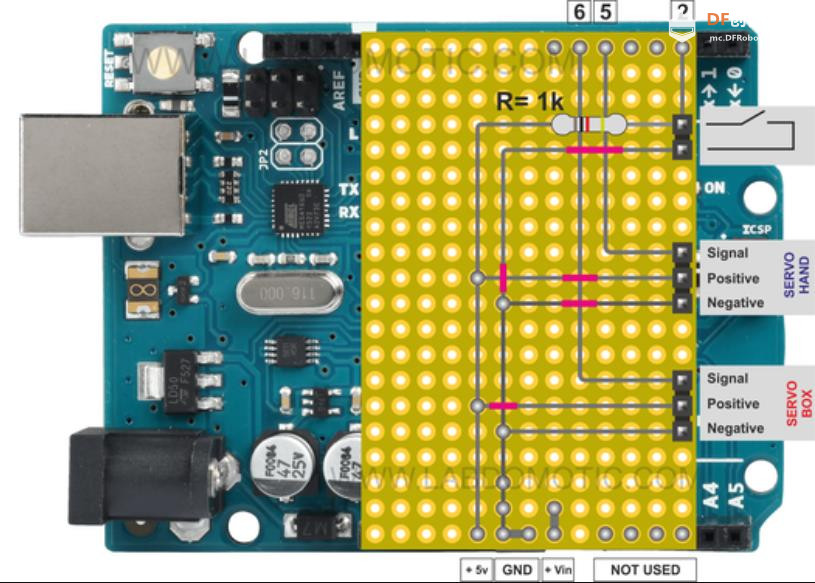 【Arduino 动手做】使用 Arduino UNO 创建一个无用的熊盒子图4