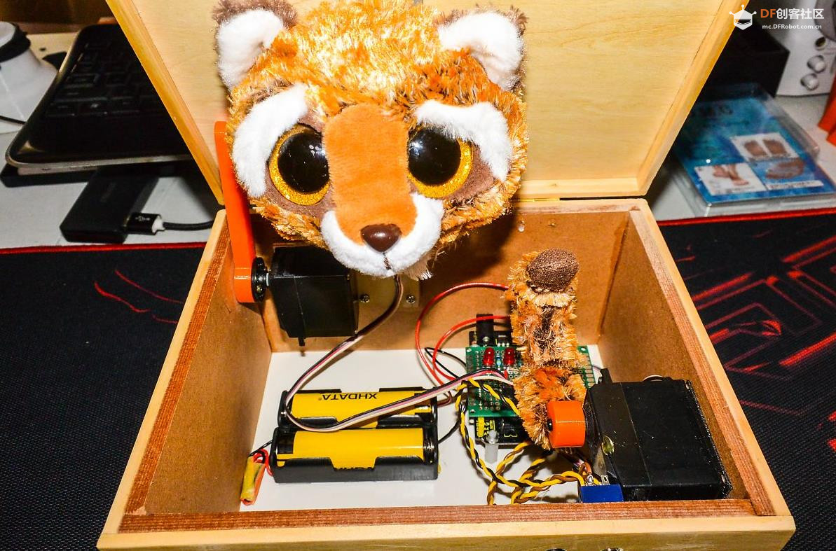【Arduino 动手做】使用 Arduino UNO 创建一个无用的熊盒子图1
