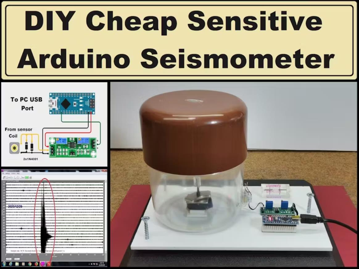 【Arduino 动手做】DIY 极其灵敏且便宜的 Arduino 地震仪图4