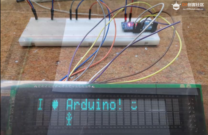 【Arduino 动手做】在 VFD 显示屏上 DIY  音频频谱分析仪图3