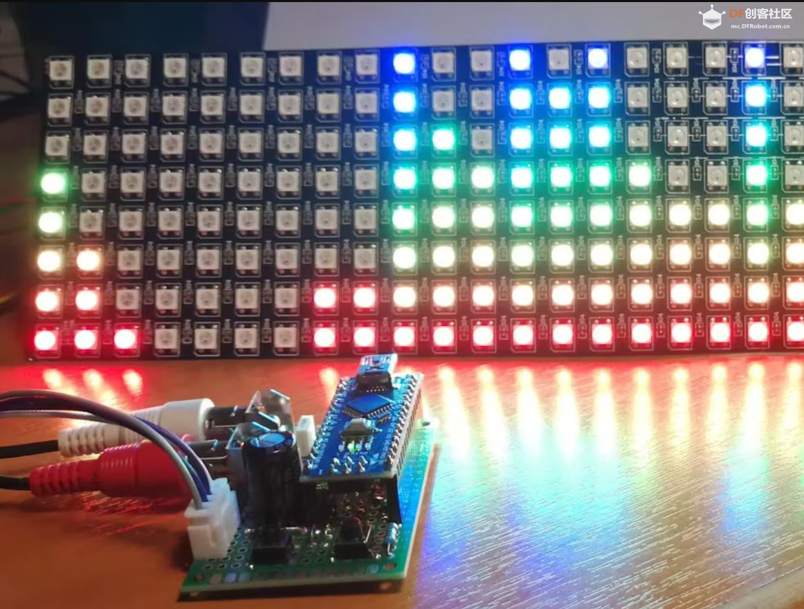【Arduino 动手做】比FFT快4倍的FHT音频频谱可视化工具图1