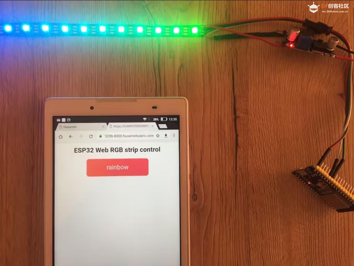 【Arduino 动手做】使用 ESP32 实现互联网控制的 LED 灯带图3