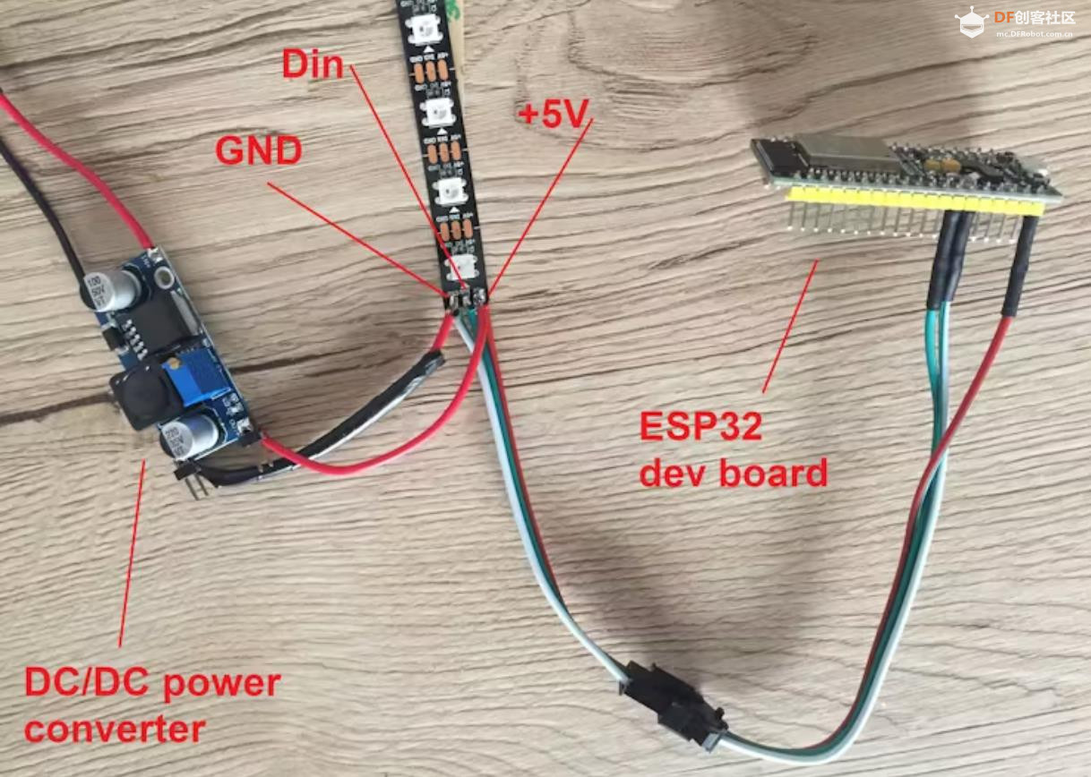 【Arduino 动手做】使用 ESP32 实现互联网控制的 LED 灯带图4