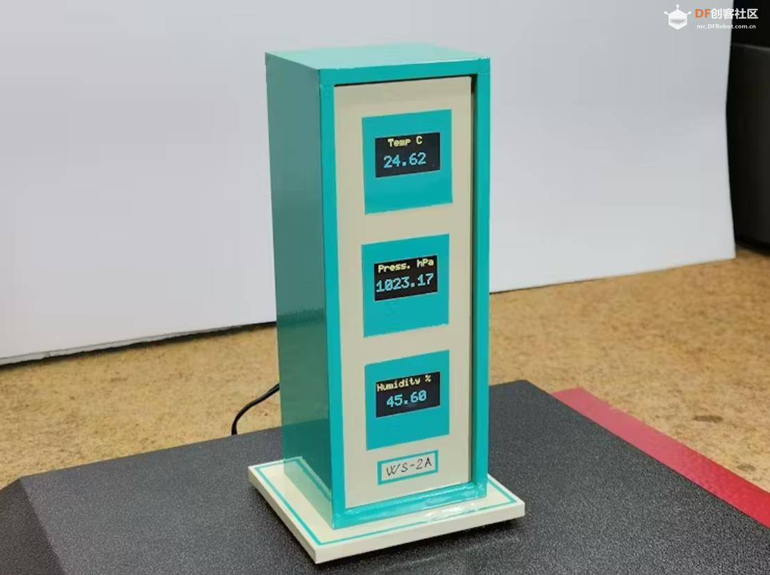 【Arduino 动手做】带三个 Oled 显示屏的 Arduino 气象站图8