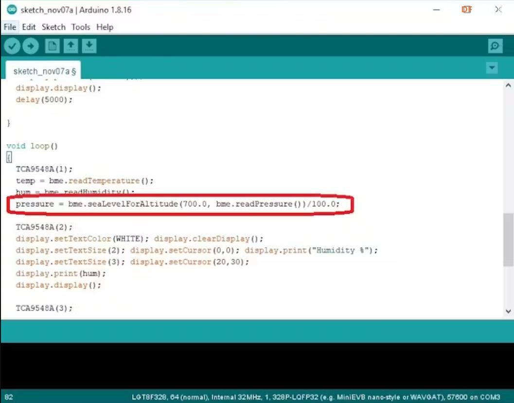 【Arduino 动手做】带三个 Oled 显示屏的 Arduino 气象站图7