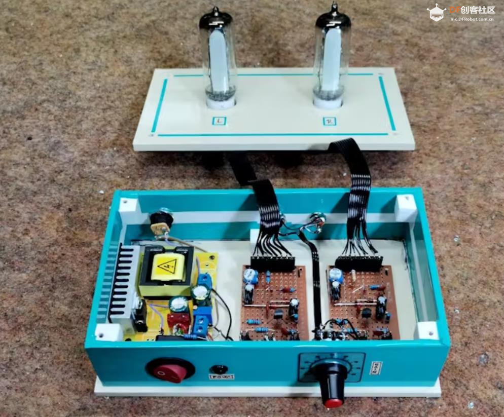 【Arduino 动手做】如何制作 EM84 （6E2） 真空管立体 VU 表图4
