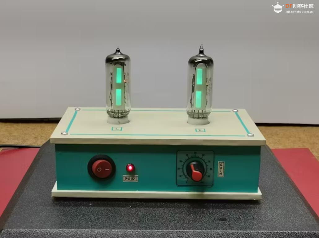 【Arduino 动手做】如何制作 EM84 （6E2） 真空管立体 VU 表图1