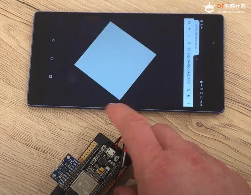 【Arduino 动手做】ESP32 + MPU9250：3D 方向可视化图4