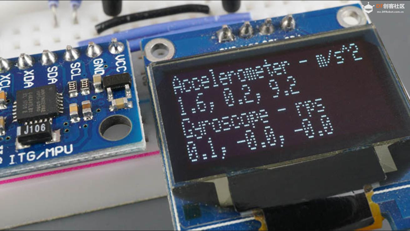 【Arduino 动手做】SEP32获取MPU-6050陀螺加速度和温度数值图5