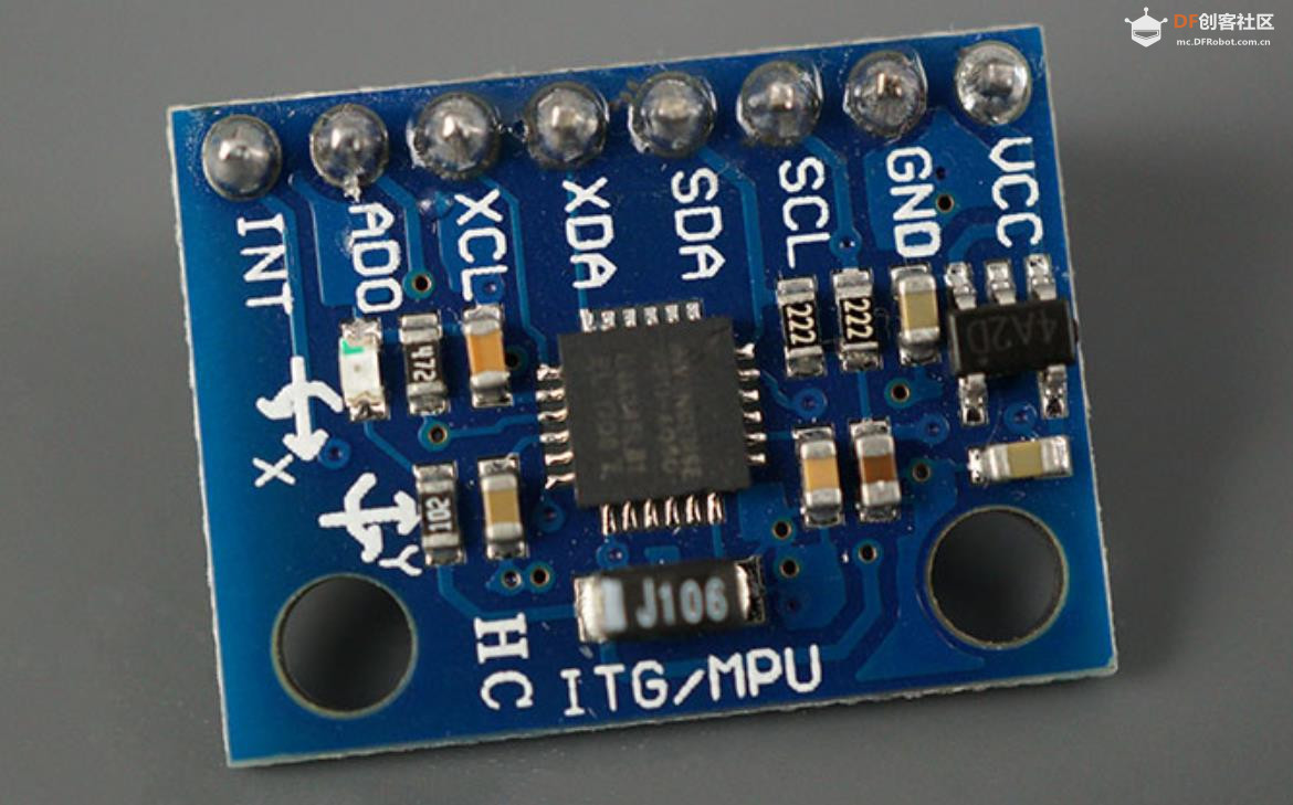 【Arduino 动手做】SEP32获取MPU-6050陀螺加速度和温度数值图3
