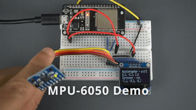 【Arduino 动手做】SEP32获取MPU-6050陀螺加速度和温度数值图1