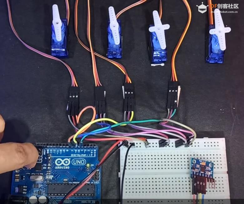 【Arduino 动手做】Arduino MPU6050传感器控制伺服电机图1