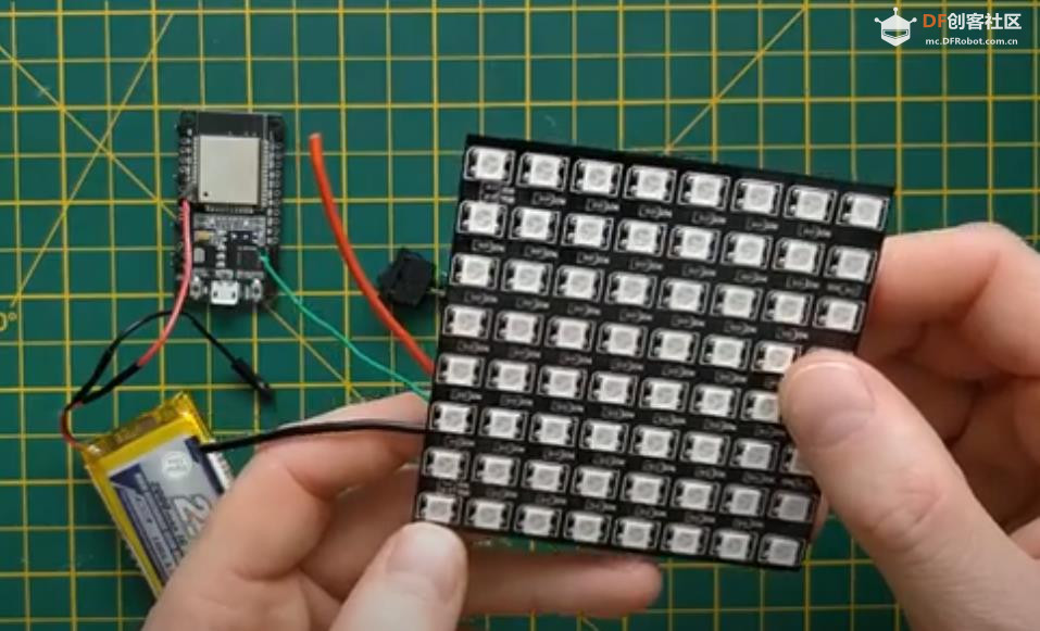 【Arduino 动手做】ESP32 带有 INMP441 的 WS2812B 矩阵图4